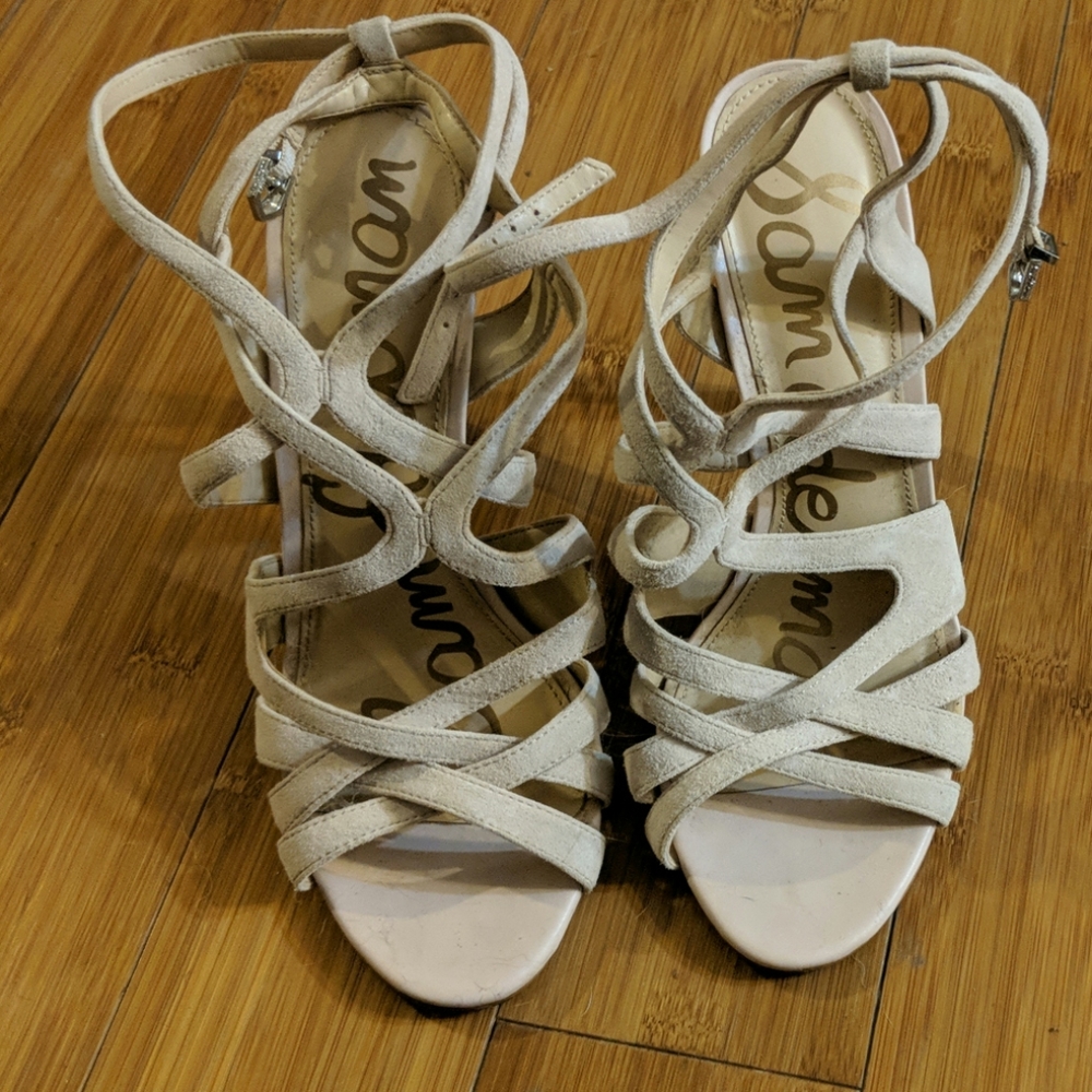 Sam Edelman pink/blush nude heel